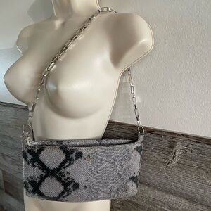 Fiorucci snakeskin print shoulder bag purse